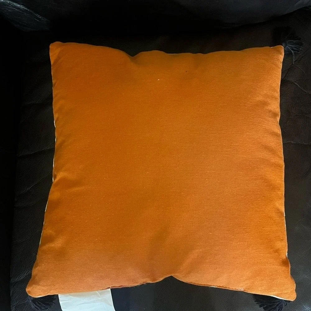 Disney Mickey Mouse Halloween Throw Pillow Trick or Treat Skull Embroidered NWT